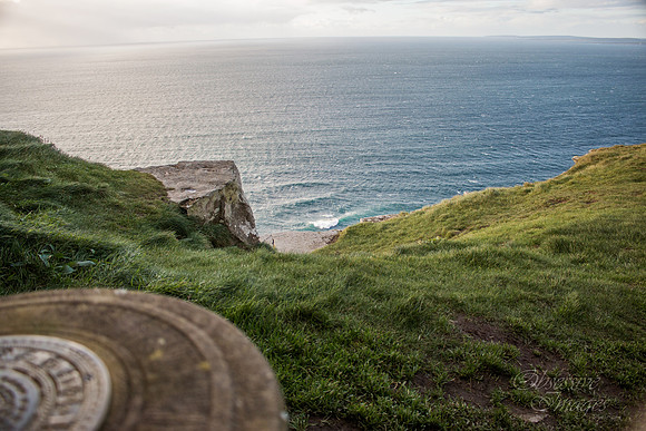 Looking out over a memorial for two friends who "went on to the future".